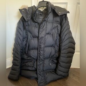 Marc New York Fur Hooded Puffer Winter Jacket